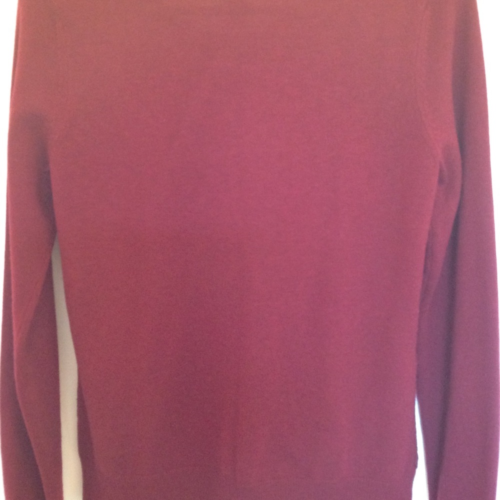 Banana Republic Burgundy M Lace Merino Cardigan - Picture 3 of 3